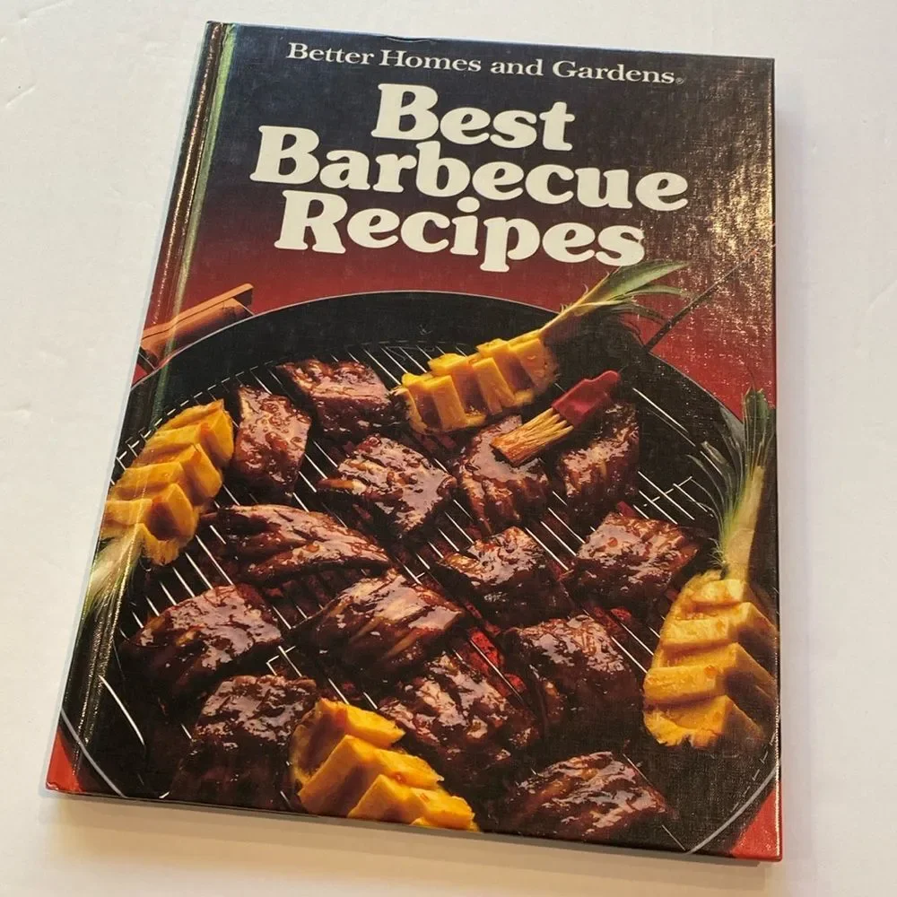Vintage 1989 Better Homes & Gardens Best Barbecue Recipes Hardcover Cookbook